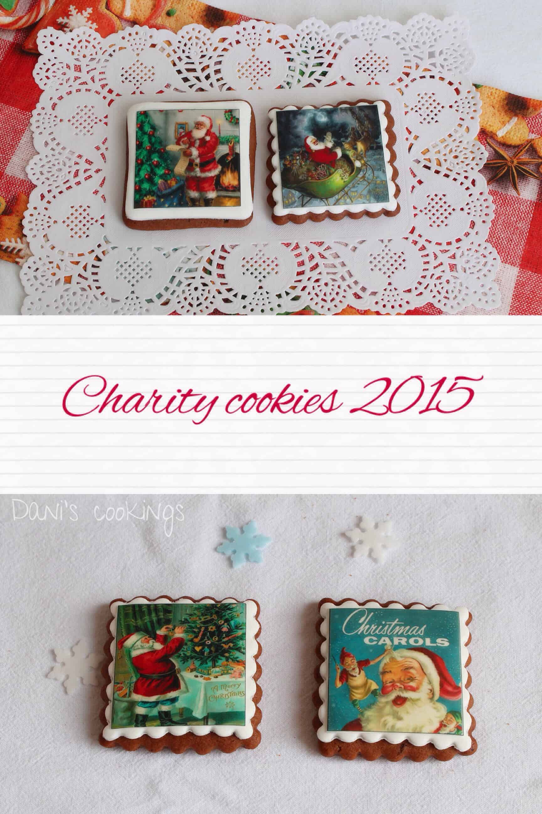 Honey Christmas cookies with fondant decoration | Dani's Cookings