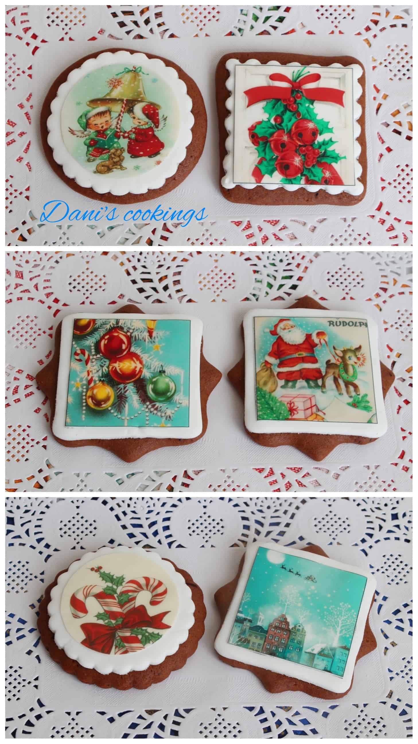 Honey Christmas Cookies With Fondant Decoration Dani S Cookings