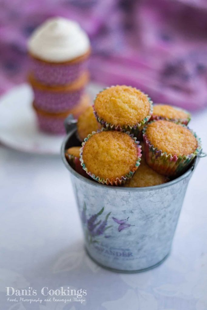 Cider Cupcakes with Pear Frosting