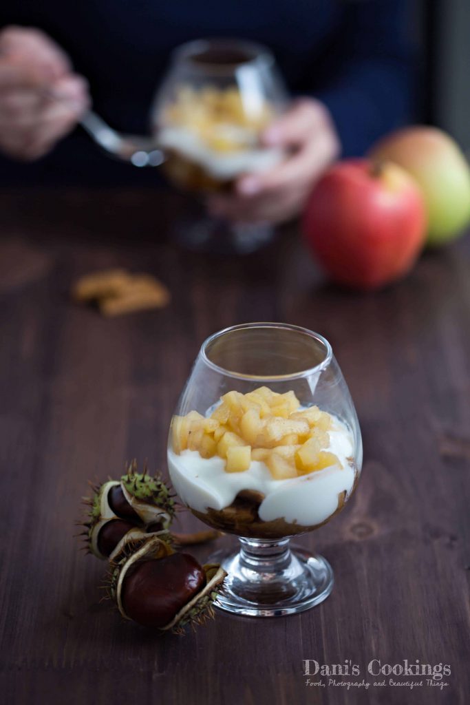 Easy Honey Apple Yogurt Dessert in a Glass | Dani's Cookings