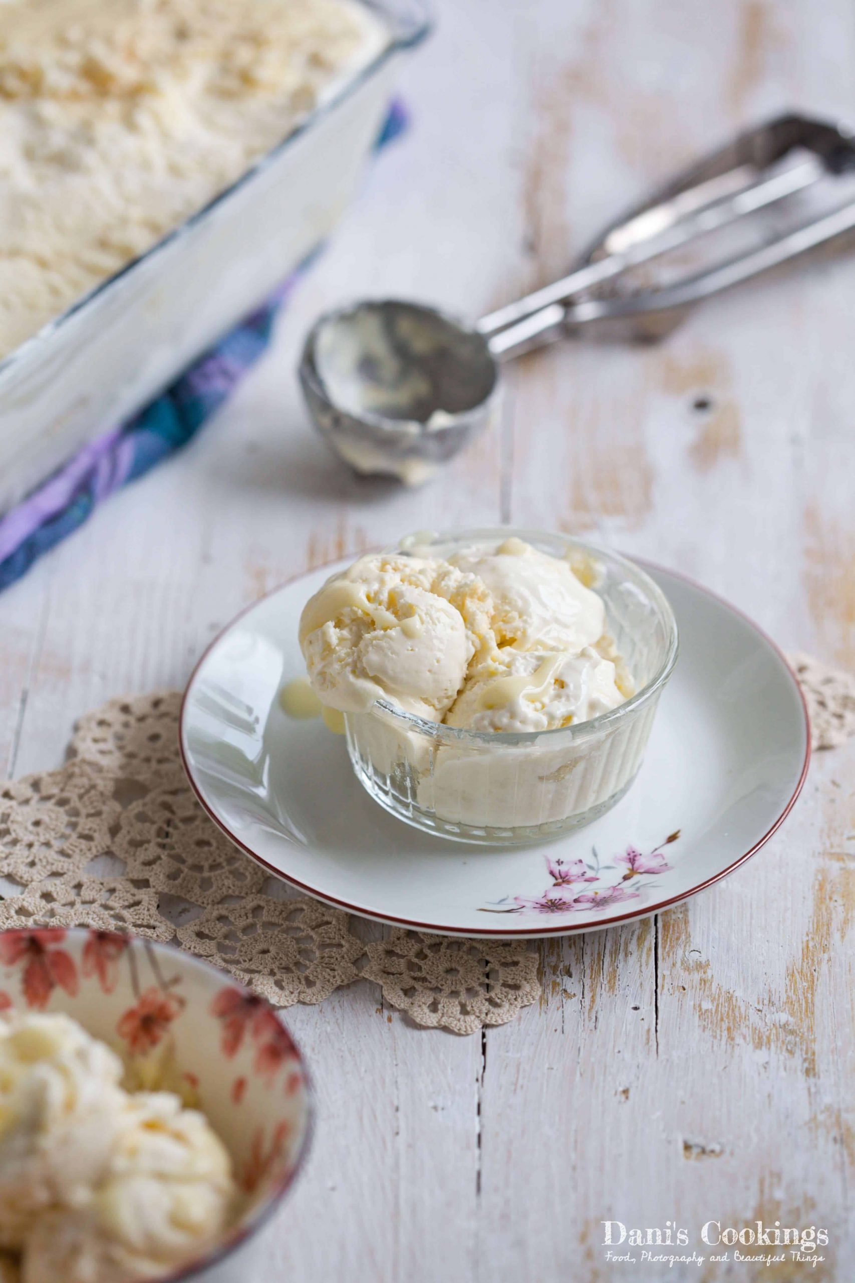 No Churn Lemon Cheesecake Ice Cream | Dani's Cookings