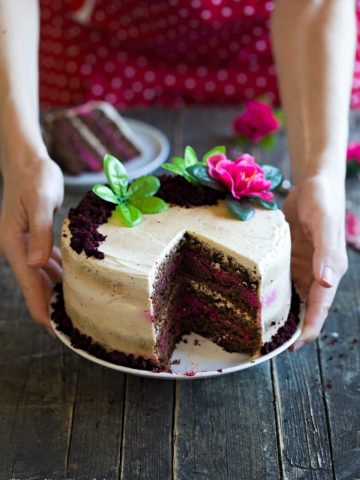 Healthy Red Velvet Cake