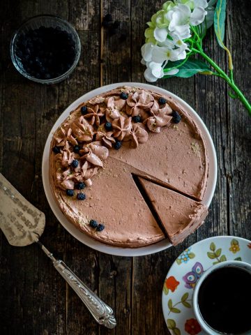 Keto Chocolate Cake with Mascarpone