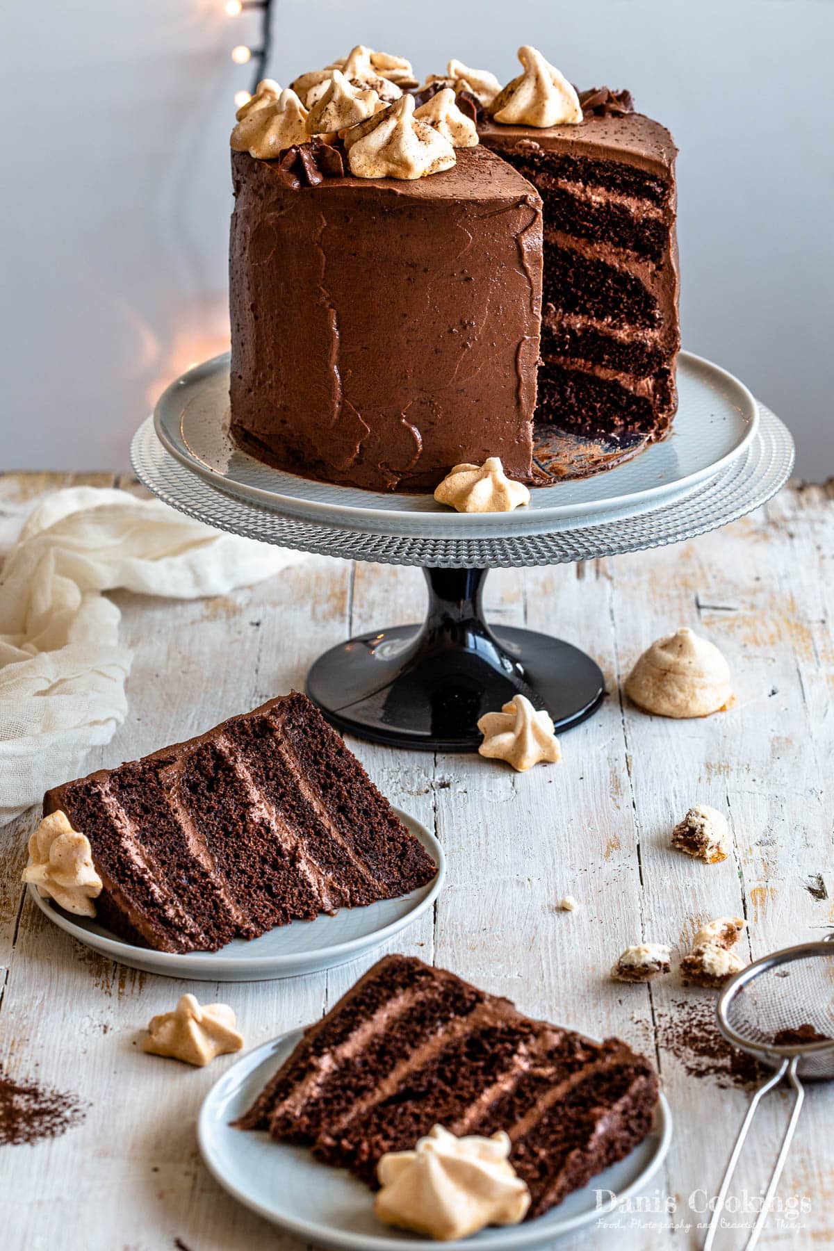 Chocolate Raspberry Layer Cake | Life, Love and Sugar